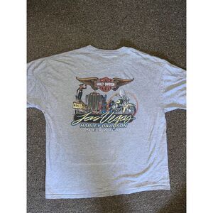 Vintage Harley Davidson Las Vegas Tie Dye T Shirt Mens XL Double Sided
